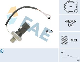 FAE 12895 - Devējs, Eļļas spiediens onlydrive.pro