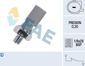 FAE 12830 - Sender Unit, oil pressure onlydrive.pro