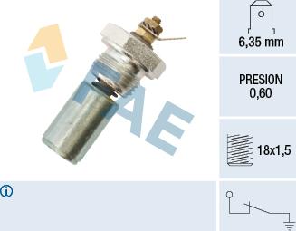 FAE 12260 - Sender Unit, oil pressure onlydrive.pro