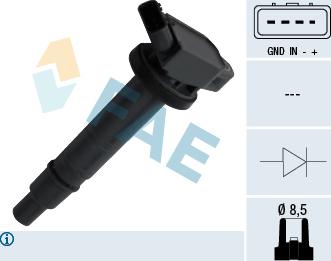 FAE 80301 - Ignition Coil onlydrive.pro