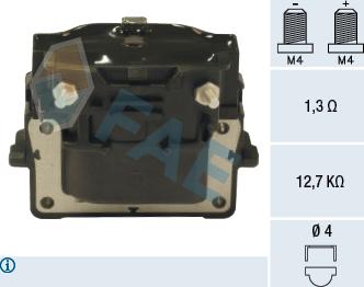 FAE 80241 - Ignition Coil onlydrive.pro