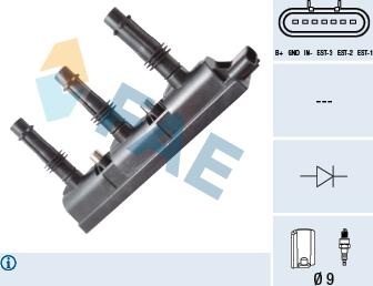 FAE 80258 - Ignition Coil onlydrive.pro