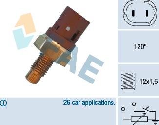 FAE 34390 - Siuntimo blokas, aušinimo skysčio temperatūra onlydrive.pro