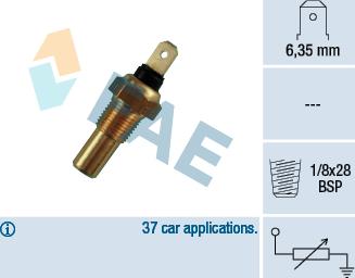 FAE 31630 - Sensor, coolant temperature onlydrive.pro