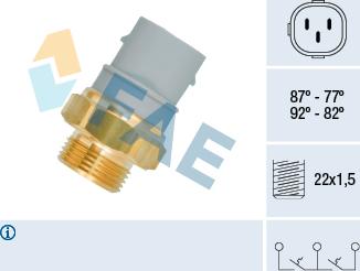 FAE 38160 - Temperatuurilülitus,radiaatorivent. onlydrive.pro