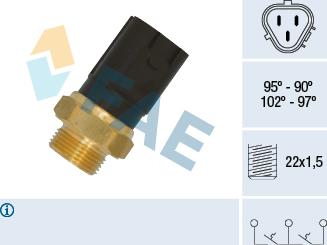 FAE 38185 - Temperatuurilülitus,radiaatorivent. onlydrive.pro