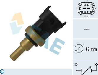 FAE 33495 - Devējs, Dzesēšanas šķidruma temperatūra onlydrive.pro