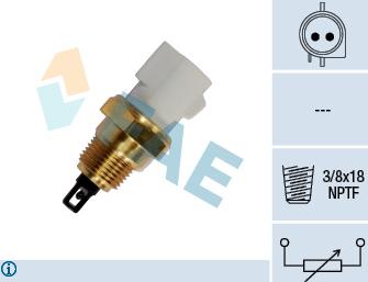 FAE 33440 - Sensor, intake air temperature onlydrive.pro