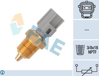 FAE 33425 - Датчик, температура масла onlydrive.pro