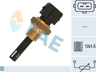 FAE 33166 - Sensor, intake air temperature onlydrive.pro