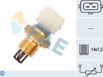 FAE 33170 - Siuntimo blokas, įsiurbiamo oro temperatūra onlydrive.pro