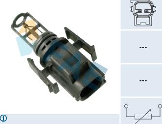 FAE 33178 - Датчик, температура впускаемого воздуха onlydrive.pro