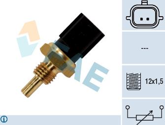 FAE 33840 - Siuntimo blokas, aušinimo skysčio temperatūra onlydrive.pro