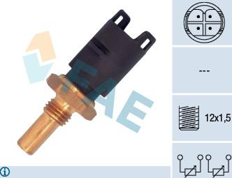 FAE 33295 - Sensor, coolant temperature onlydrive.pro