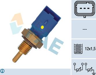 FAE 33795 - Датчик, температура охлаждающей жидкости onlydrive.pro