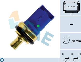 FAE 33790 - Sensor, coolant temperature onlydrive.pro