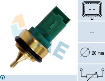 FAE 33707 - Sensor, coolant temperature onlydrive.pro