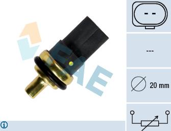 FAE 33784 - Sensor, coolant temperature onlydrive.pro