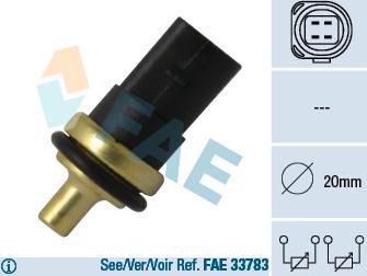 FAE 33781 - Sensor, coolant temperature onlydrive.pro