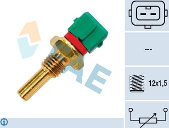 FAE 33770 - Sensor, coolant temperature onlydrive.pro