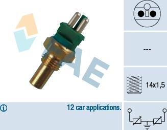 FAE 32510 - Sensor, coolant temperature onlydrive.pro