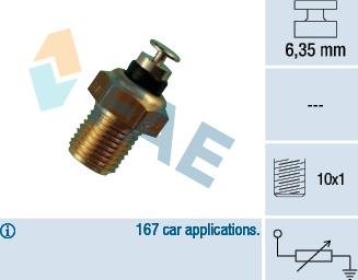 FAE 32110 - Sensor, coolant temperature onlydrive.pro