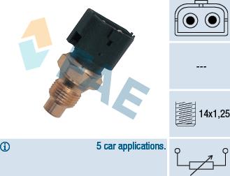 FAE 32390 - Sensor, coolant temperature onlydrive.pro