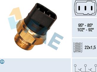 FAE 37820 - Temperatuurilülitus,radiaatorivent. onlydrive.pro