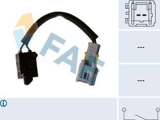 FAE 24907 - Switch, clutch control (cruise control) onlydrive.pro