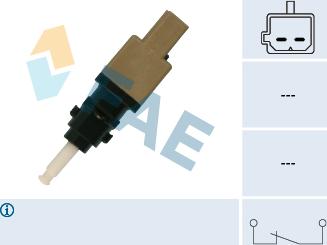 FAE 24412 - Brake Light Switch / Clutch onlydrive.pro