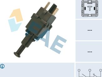 FAE 24515 - Brake Light Switch / Clutch onlydrive.pro