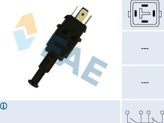 FAE 24510 - Brake Light Switch / Clutch onlydrive.pro