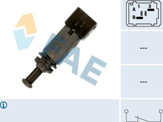 FAE 24890 - Brake Light Switch / Clutch onlydrive.pro