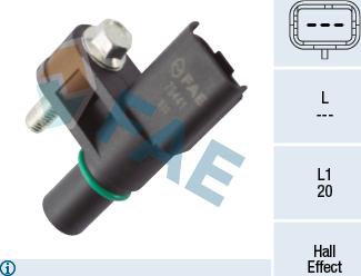 FAE 79441 - Sensor, camshaft position onlydrive.pro