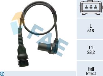 FAE 79454 - Sensor, camshaft position onlydrive.pro