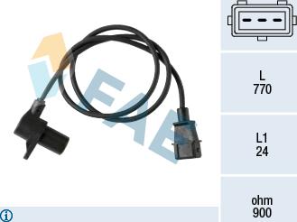 FAE 79451 - Sensor, crankshaft pulse onlydrive.pro