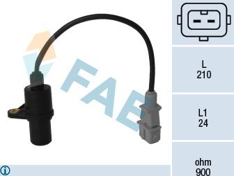 FAE 79047 - Sensor, crankshaft pulse onlydrive.pro