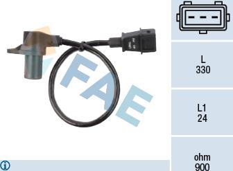 FAE 79051 - Sensor, crankshaft pulse onlydrive.pro