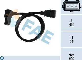 FAE 79057 - Sensor, crankshaft pulse onlydrive.pro