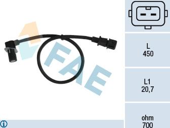 FAE 79012 - Sensor, crankshaft pulse onlydrive.pro