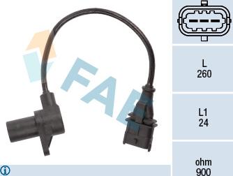 FAE 79197 - Sensor, crankshaft pulse onlydrive.pro