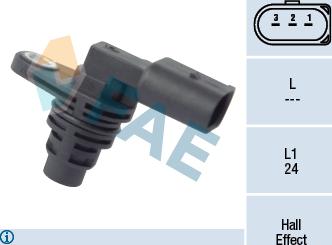 FAE 79142 - Sensor, camshaft position onlydrive.pro