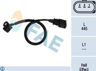 FAE 79164 - Sensor, camshaft position onlydrive.pro