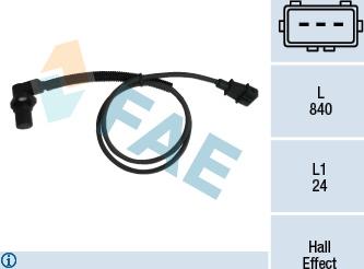 FAE 79113 - Sensor, crankshaft pulse onlydrive.pro