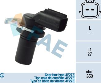 FAE 79136 - RPM Sensor, automatic transmission onlydrive.pro