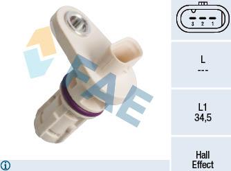 FAE 79395 - Sensor, crankshaft pulse onlydrive.pro