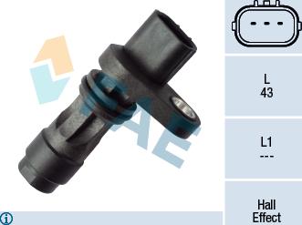 FAE 79390 - Sensor, crankshaft pulse onlydrive.pro