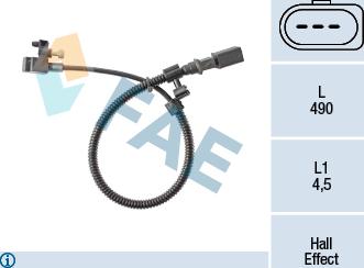 FAE 79384 - Sensor, crankshaft pulse onlydrive.pro