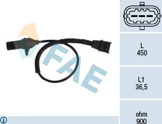 FAE 79333 - Sensor, crankshaft pulse onlydrive.pro