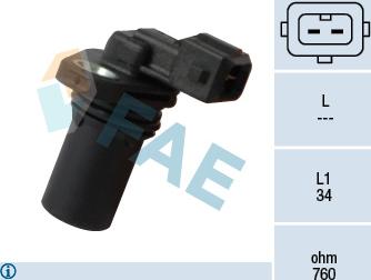 FAE 79372 - Sensor, crankshaft pulse onlydrive.pro